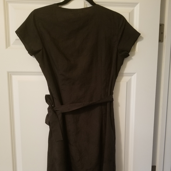 Tommy Bahama Black Wrap Dress size 6 - Picture 4 of 6